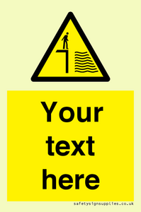 Custom Deep Water Sign